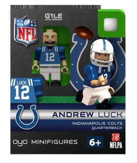Andrew Luck OYO Mini Fig Figure Lego Compatible Indianapolis Colts NIP 
