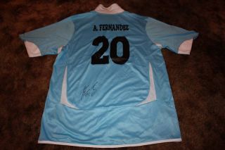 Alvaro Fernandez Signed 2010 Uruguay Soccer Jersey
