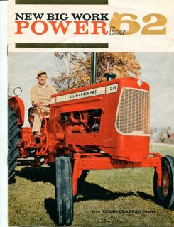 Allis Chalmers tractor brochure AC D19 D17 D15 D12 D10 catalog