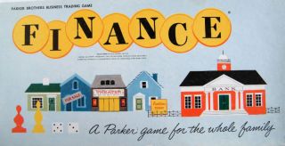 Finance Business Trading Game, Parker Bros 1962, JANUARY SALE