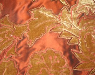 Beacon Hill Malavella Terracota Embroidered Silk Velve
