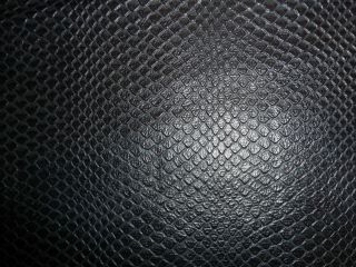 Black Anaconda Snake Cowhide Leather Hide 8x10