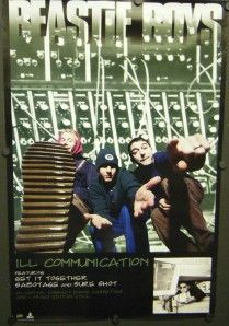 Beastie Boys Promo Poster Ill Communication 1994 Sure Shot Sabotage 