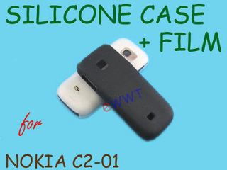   Skin Soft Cover Case + Screen Protector for Nokia C2 01 XQZSG32