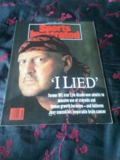 1991 Sports Illustrated Lyle Alzado Steroids Human Growth Hormones 