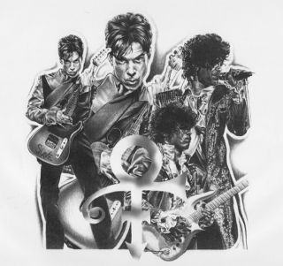 Prince Guitar Sexy Stylish Sketch Duran Music Concert Poster Print 