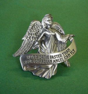 ANGEL   MY FAVORITE SOLID PEWTER CAR OR TRUCK VISOR CLIP NEW
