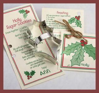 ANN CLARK~HOLLY LEAF~ tin cookie cutter~MADE IN USA (NEW)   SALE