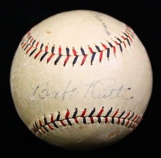 babe ruth signed autographed baseball ball jsa jsa certification 