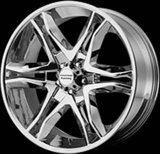 brand new set of 4 chrome 17 inch mainline wheels