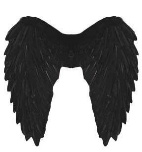 Dark Angel Wings Black Fallen Angel Wing Gothic Devil Costume Outfit 