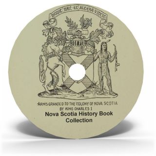 Nova Scotia Canada History Genealogy 72 Books on DVD Family Research