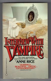 Anne Rice INTERVIEW WITH THE VAMPIRE 1977 PB First Ballantine Books 