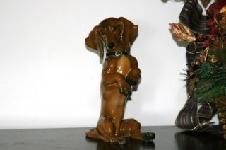 Large Rosenthal Figurine Dachshund Dog 1129 Prof Karner Standing 9 5 