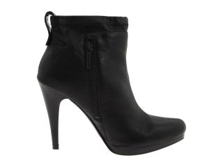   with these sleek ankle boots easy pull on construction with zipper