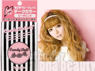 candy doll japan makeup cheek color blush peach pink from hong kong 