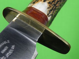 US Custom Hand Made David Annable Huge Hunting Fighting Knife Sheath 