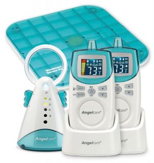 Angelcare BebeSounds AC401 2P Parents Baby Monitor Deluxe Movement and 