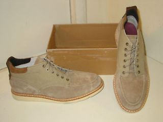 Timberland Abington Work Tan Suede & Canvas Chukka Boots Shoes Mens 13