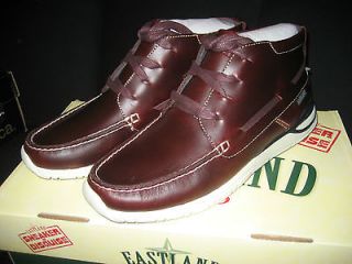 Eastland Time Bandit Mens 8 Wine Burgandy chukka new boot sneaker 