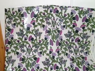   Coated Tablecloth   72 x 48   Thistle/Balmor​al theme   B.New