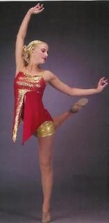 new visions contemporary jazz dance costume sz choice