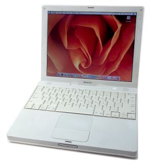 F125 Apple iBook G4 A1054 Laptop 1 2GHz 1 25GB 30GB Mac