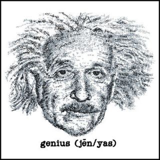 Mens Einstein T shirt, genius, math formulas, science tees