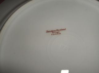 antique haviland china dinner plates silver anniversary limoges france 