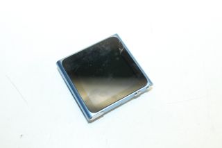 Not Working as Is Apple iPod Nano 8GB 6th Gen Blue  Player