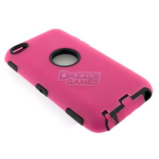   hard case cover skin for ipod touch 4 4g 4th gen protector stylus
