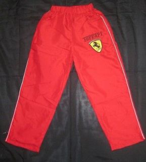 bnew ferrari kids red pants 3 to 4 year old