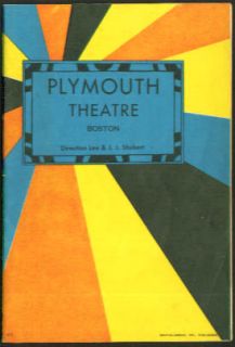 Death Takes A Holiday Plymouth Theatre Boston Playbill 1930