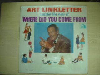 Art Linkletter Where Did You Come from LP SEALED 1963