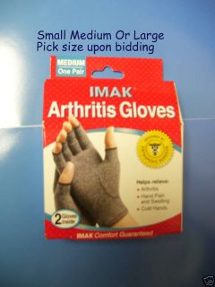 arthritis gloves per pr imak small medium or large
