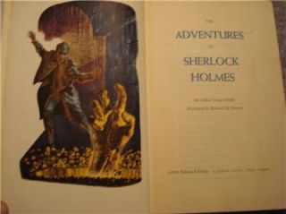1956 HC Adventures Sherlock Holmes Junior Deluxe Editio