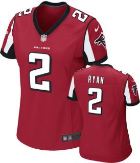 Atlanta Falcons Matt Ryan Womens Game Replica Jersey Earrings