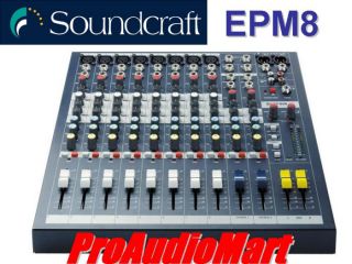 Soundcraft EPM8 EPM 8 High Performance Mixer New