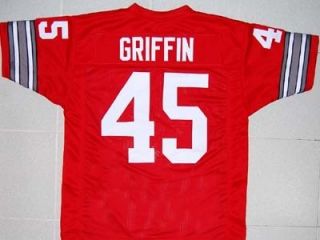 Archie Griffin Ohio State Buckeyes Football Jersey Red New Any Size 