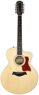Taylor 455CE 12 String Acoustic Electric Guitar Spruce Top Ovangkol 