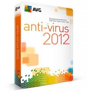 AVG Internet Security 2012 PC Software Anti Virus 3 User 3 Years 100% 