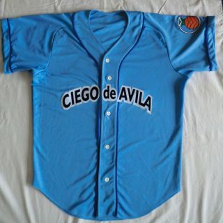 Authentic 90s Ciego de Avila Cuban National League Baseball Jersey 