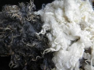 Washed Wool Lincoln Locks Primitive Reborn Doll Beard Hair Santa 