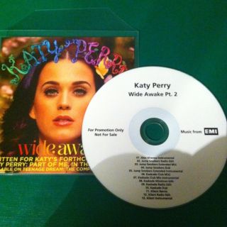 Katy Perry Wide Awake Part 2 Very Rare 13 Track U S Cd Promo