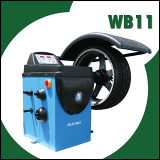 Wheel Balancer w Hood Computer Spin Tire Machine New