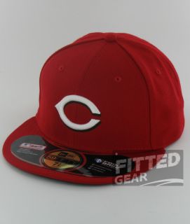 Cincinnati Reds on Field Authentic Collection Home New Era 5950 Fitted 