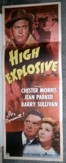   Original 1943 14x36 Movie Poster Jean Parker Barry Sullivan