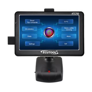 Auto Smart Trip Computer ATC700 OBD2 Car Drive Helper GPS Oil Monitor 