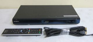 Sony BDP S350 AVCHD HDMI Blu Ray Disc DVD Player with Remote RMT B102A 