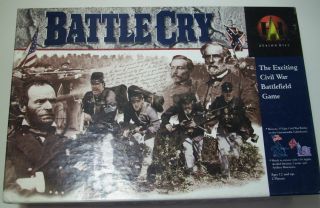 1999 HASBRO AVALON HILL GAME BATTLE CRY CIVIL WAR BATTLEFIELD GAME100 